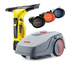 Die Gewinne im M+E-Quiz. Fotos: Werk (3)